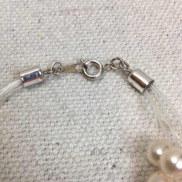 Multi strand Illusion Pearl Bracelet - Picture 5 of 5